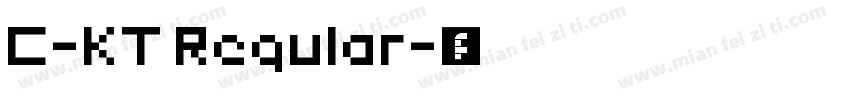 C-KT Regular字体转换